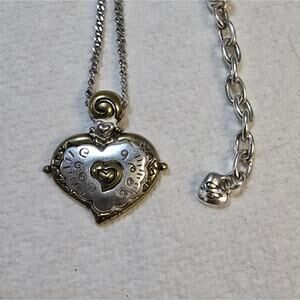 Brighton Mixed Metals Live Live From the Heart‎ Pendant Necklace